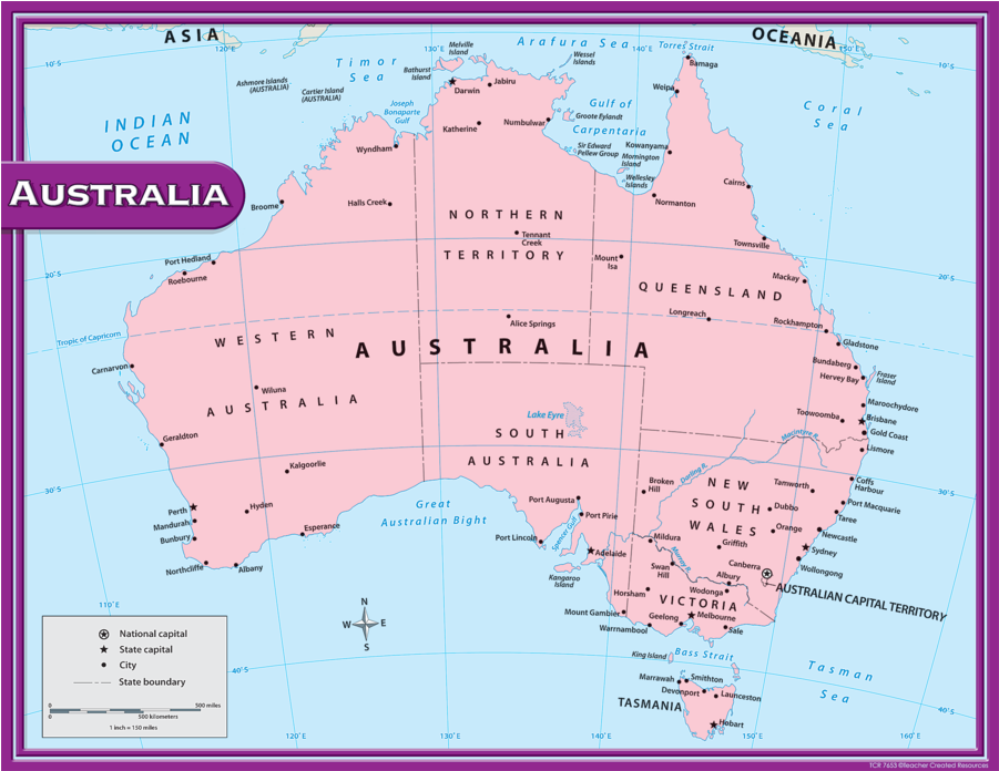 Tcr7653 Australia Map Chart Image - Atlas Clipart (900x900), Png Download