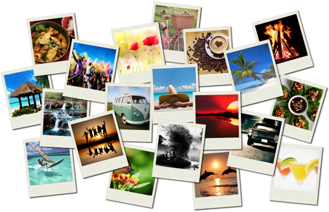 I Will Create A Polaroid Photo Montage For You - Polaroid Montage Clipart (680x453), Png Download