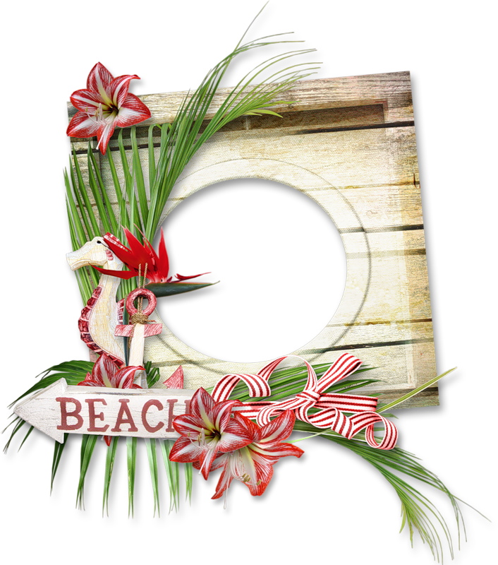 Cadres Et Bordures Page Beach Tag Bar Ⓒ - Clip Art - Png Download (706x800), Png Download