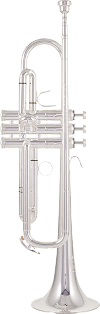 Trompeta Profesional Sib B&s Prestige Plateada - Trumpet Clipart (900x1200), Png Download