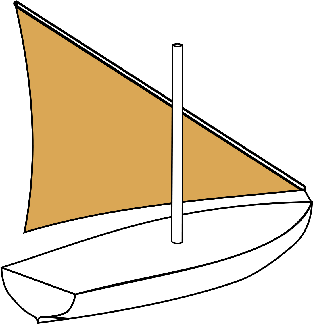 Lateen Sail Clipart Large Size Png Image PikPng