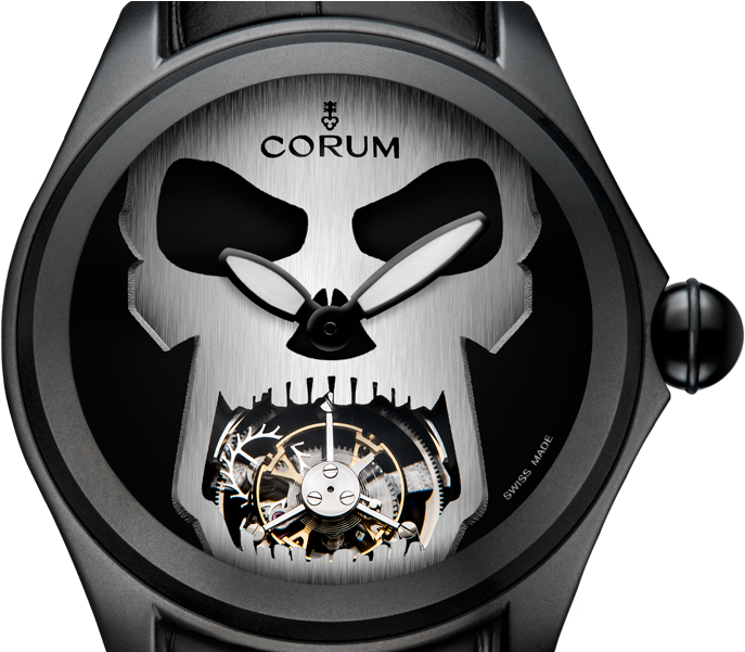 Calaveras Tatuadas, Historias De Piratas, Calacas Fantasmales - Corum Bubble Skull Tourbillon Clipart (800x600), Png Download