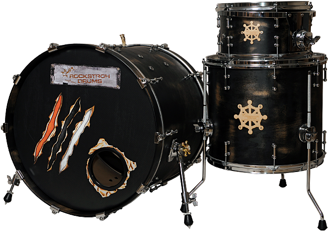 Lg Mazze Custom Set - Bass Drum Clipart (728x486), Png Download