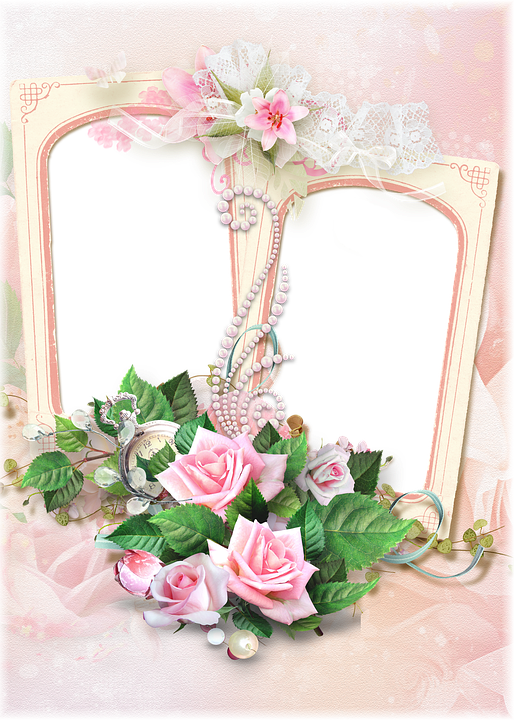 Rosas, Molduras Para Fotos - Picture Frame Clipart (514x720), Png Download