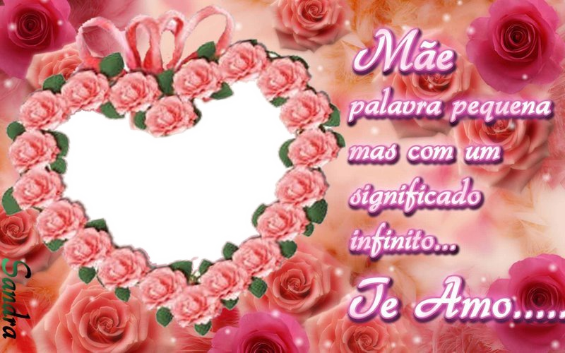 Molduras De Dia Das Mães Para Fotos - Flower Wedding Wallpaper Background Clipart (800x500), Png Download