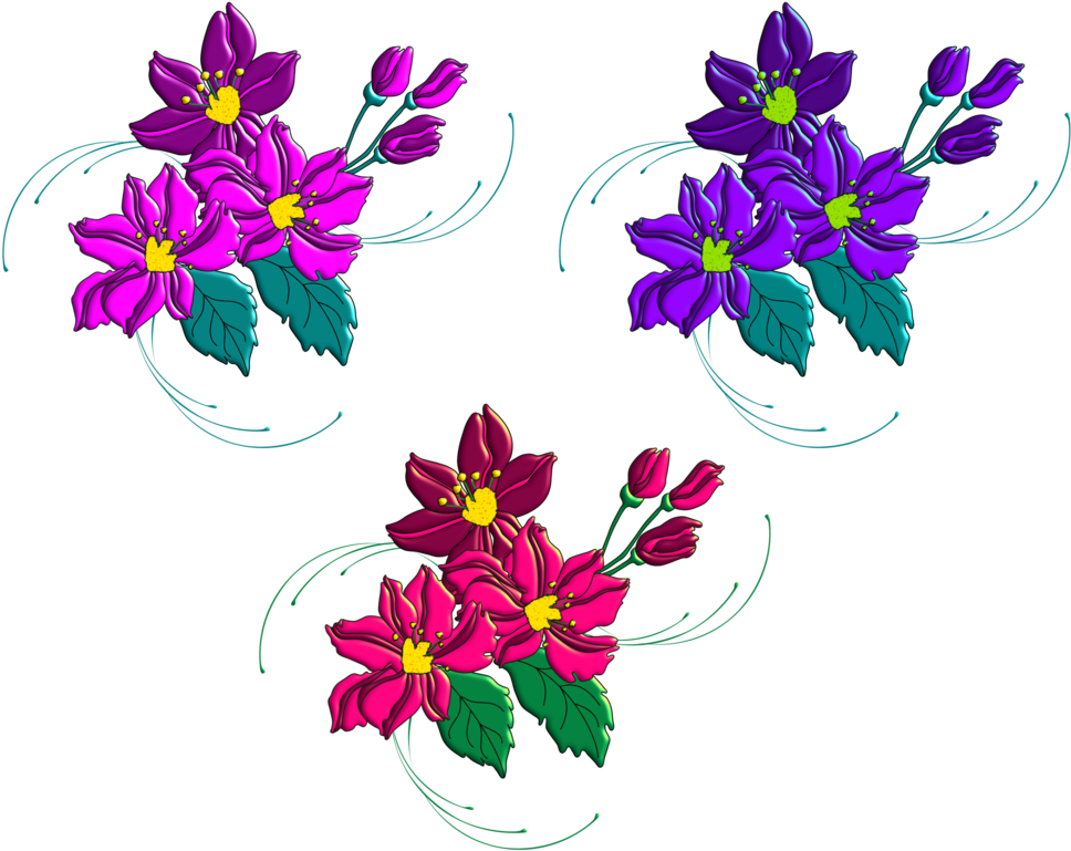 Ornamento Floral 32 By Bbvzla - Lily Family Clipart (1006x793), Png Download