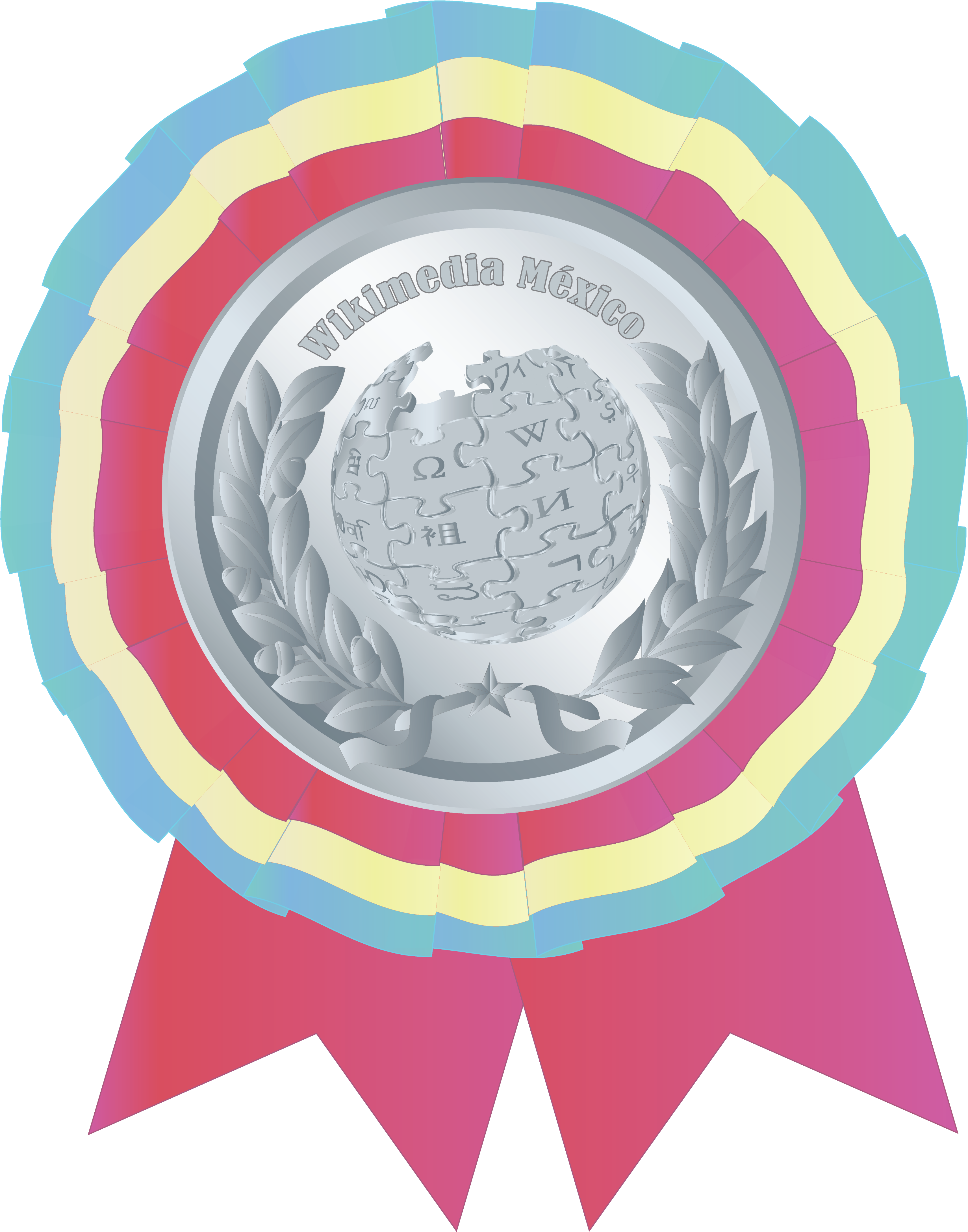 Medalla Tagdf2013 Wiki Wars - Medalla Mexico Png Clipart (4017x4642), Png Download