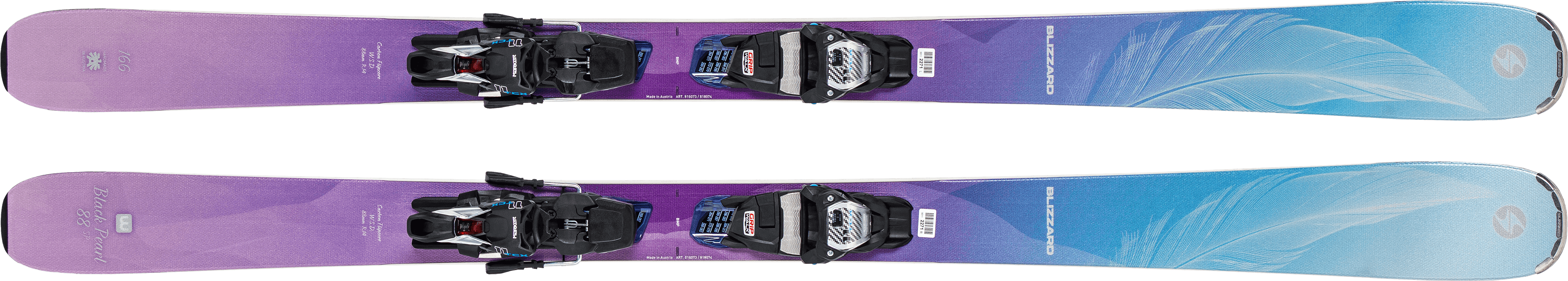 Black Pearl 88 Sp - Ski Binding Clipart (4000x853), Png Download