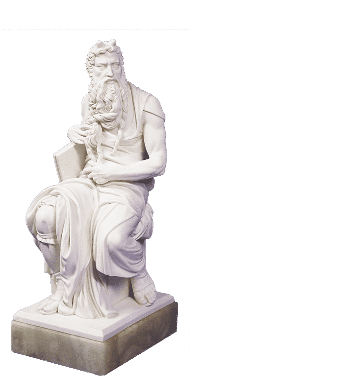 Mose Di Michelangelo - Statue Clipart (1024x768), Png Download