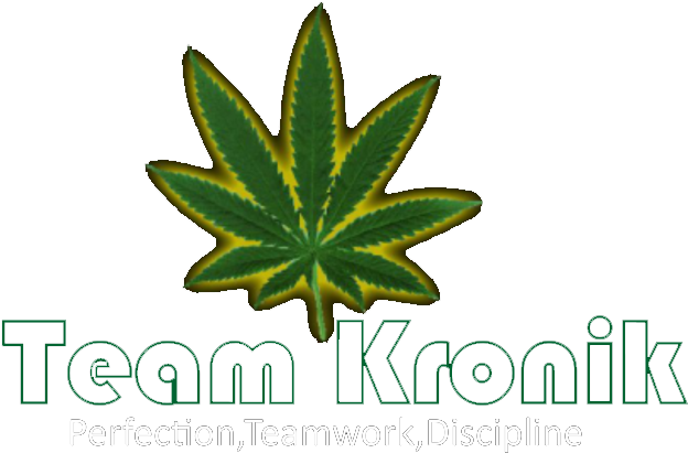 Team Kronik Is A Community That Covers Many Differnent - Marijuana Leaf Clipart (1599x645), Png Download