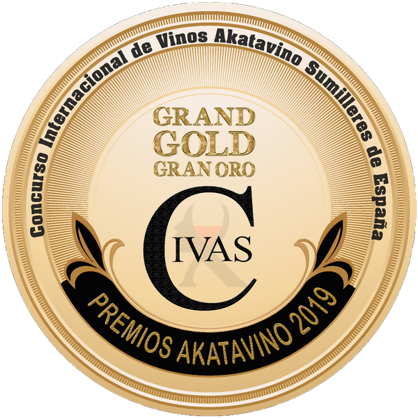 Medalla Gran Civas Oro Grand Gold 2019 © Akatavino - Circle Clipart (700x687), Png Download