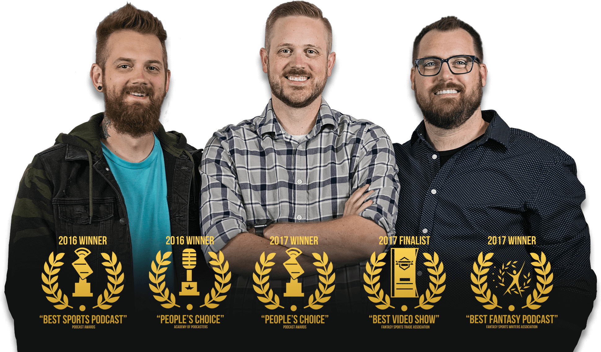 Fantasy Football Podcast - All Fantasy Everything Cast Clipart (2000x1185), Png Download