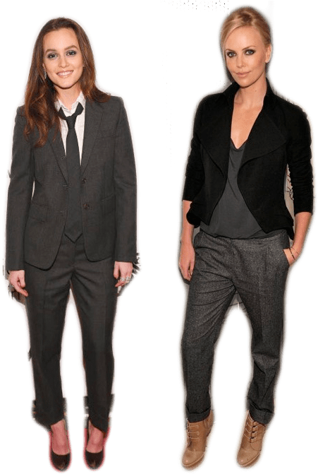 Leighton Meester Suit Clipart (499x700), Png Download