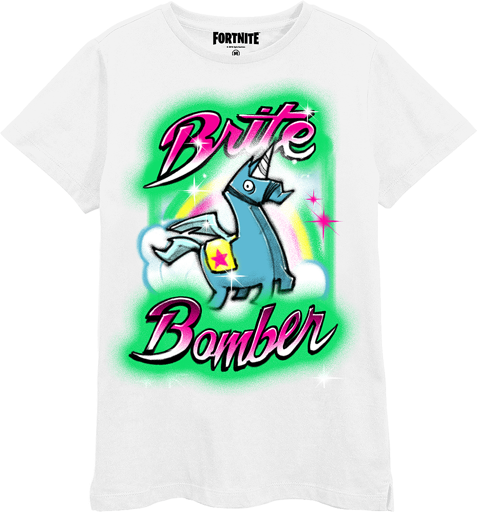 Fortnite Brite Bomber T Shirt Clipart (1000x1000), Png Download