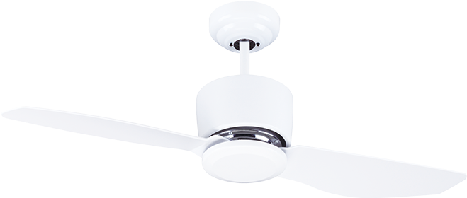 Icon 40 White 2blade - Ceiling Fan White Icon Clipart (768x434), Png Download