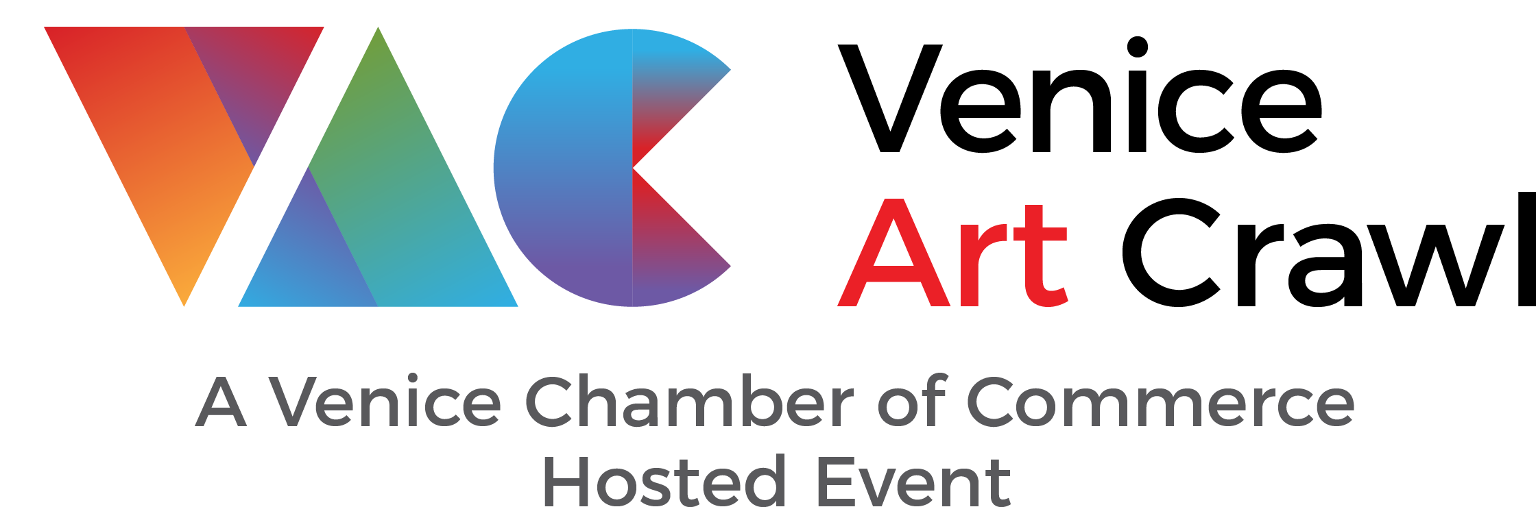 Venice Art Crawl Logo - Graphic Design Clipart (2500x975), Png Download