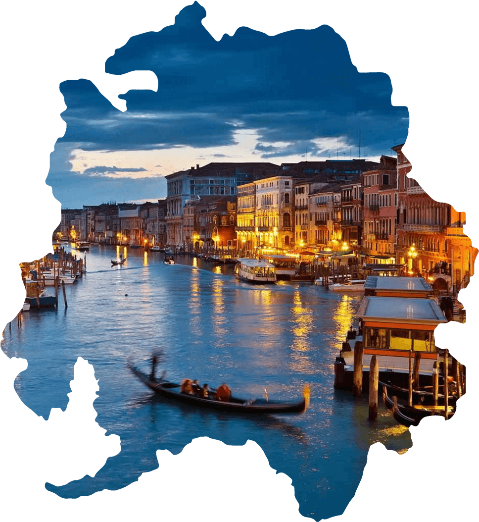 Discover Italy Day Itinerary - Venice Hotels Italy Clipart (968x1054), Png Download