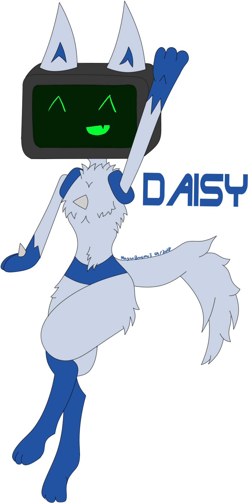 [p] Starbound Lucario - Cartoon Clipart (940x1774), Png Download