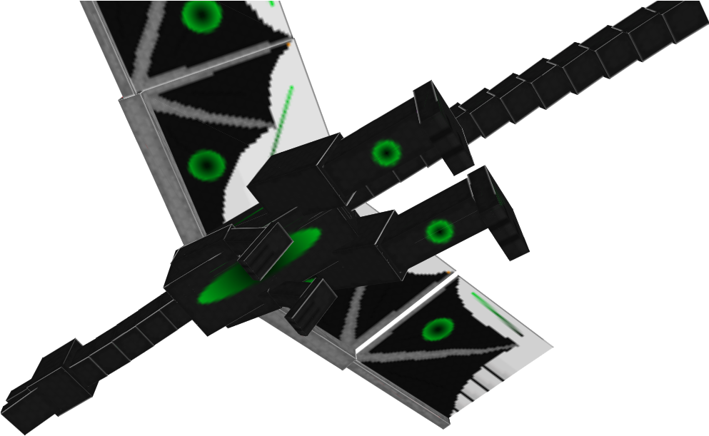 Minecraft Ender Dragon Skin - Missile Clipart (992x813), Png Download