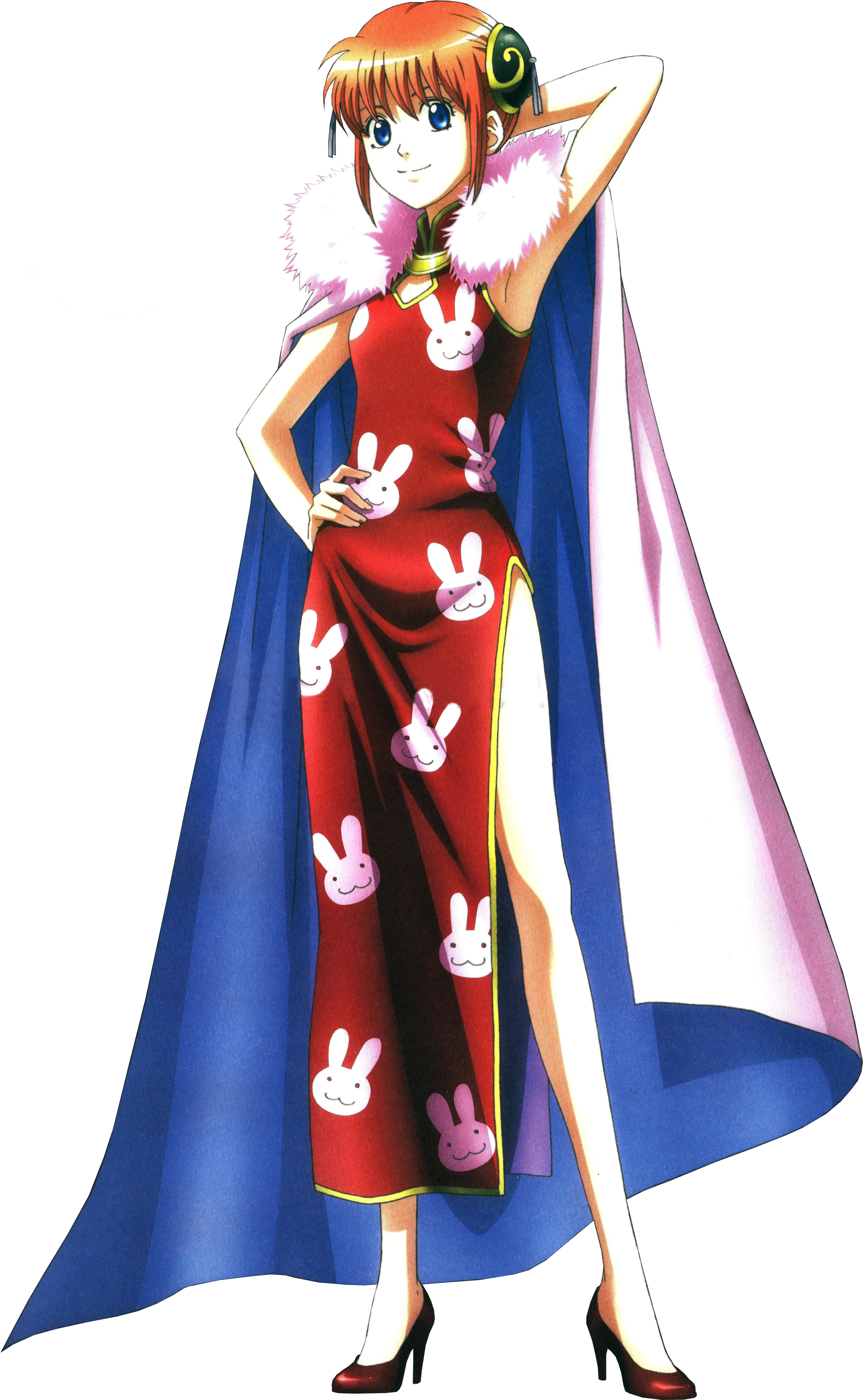 Anime, Gintama, Kagura , Render, Edited - Kagura Clipart (2667x4325), Png Download