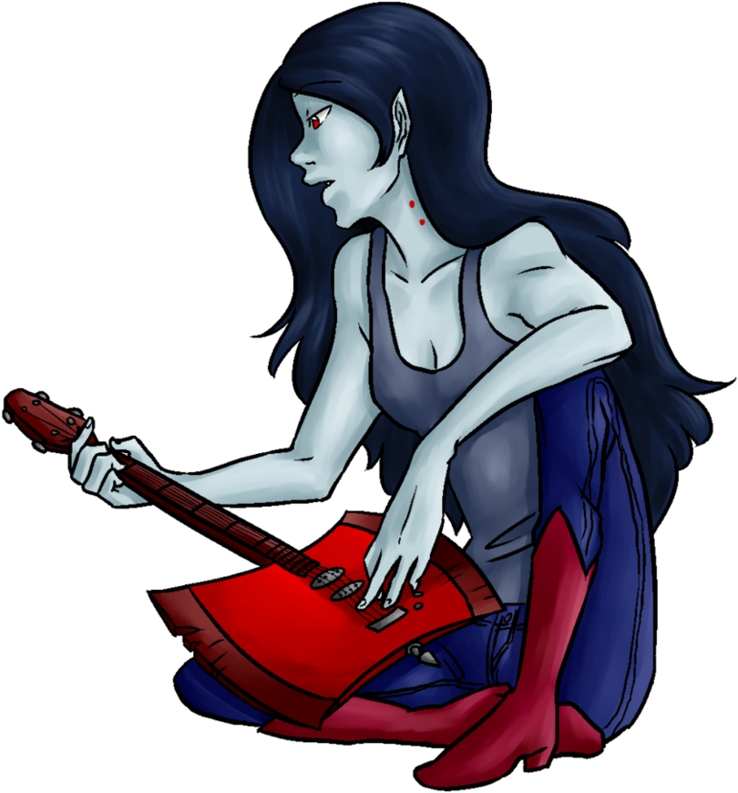 Marceline The Vampire Queen By Ratopiangirl - Illustration Clipart (865x923), Png Download