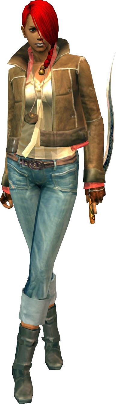 One Of Her Alt Costumes - Devil May Cry 2 Diesel Clipart (386x1340), Png Download