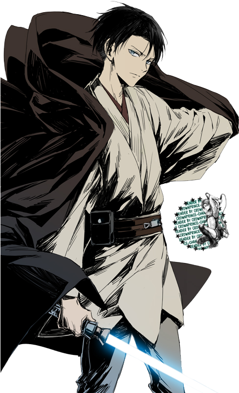 Anime Star Wars Boy Clipart (500x833), Png Download