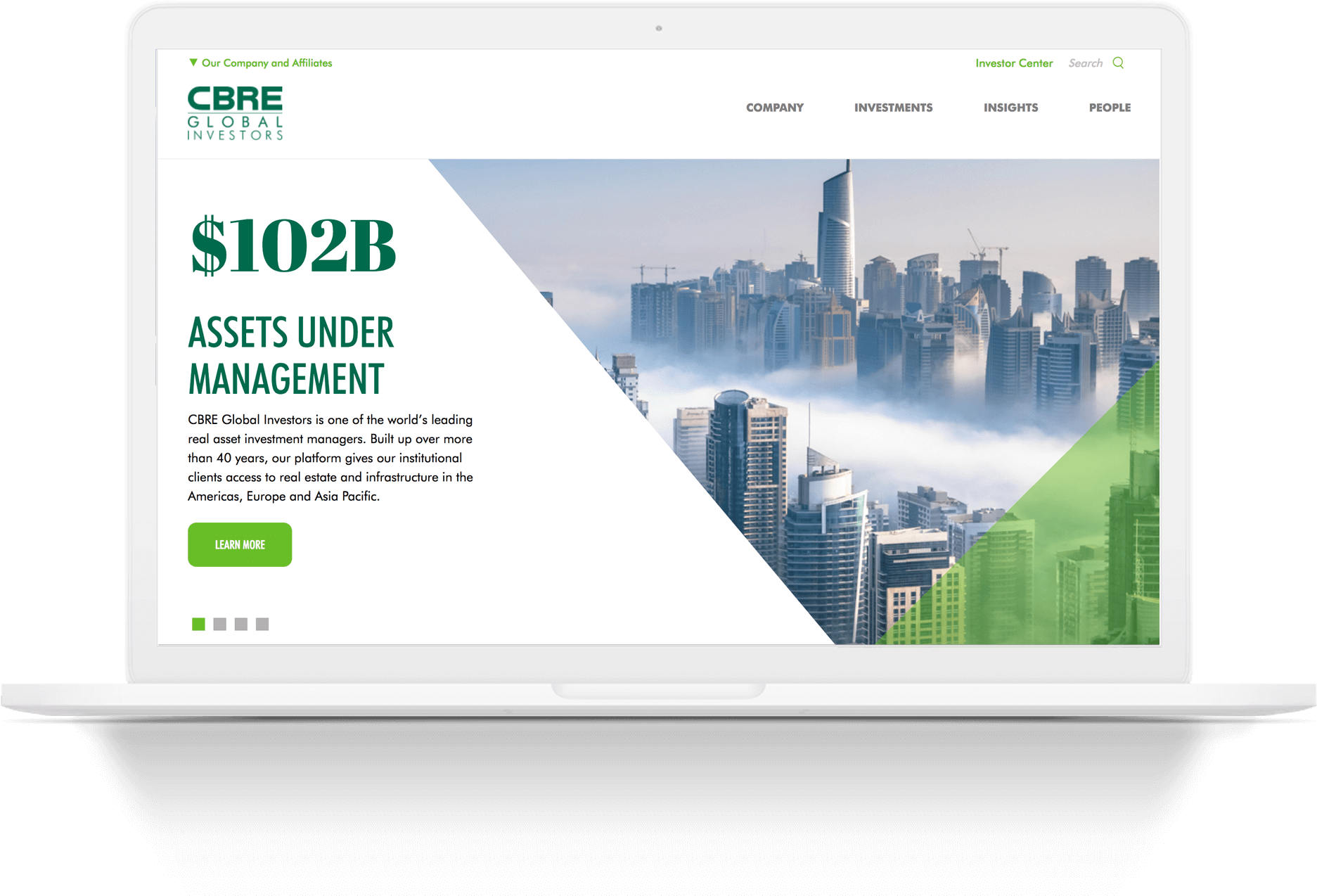 We Are Nurture - Cbre Global Investors Clipart (1884x1292), Png Download