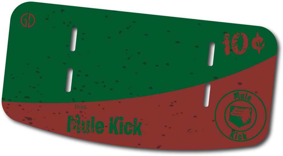 Mule Kick - Skateboard Deck Clipart (1024x611), Png Download