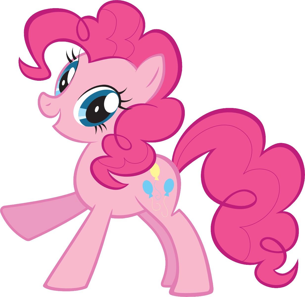 Para Las Decoraciones Que Quieras Hacer - My Little Pony Pinkie Pie Clipart (1233x1199), Png Download