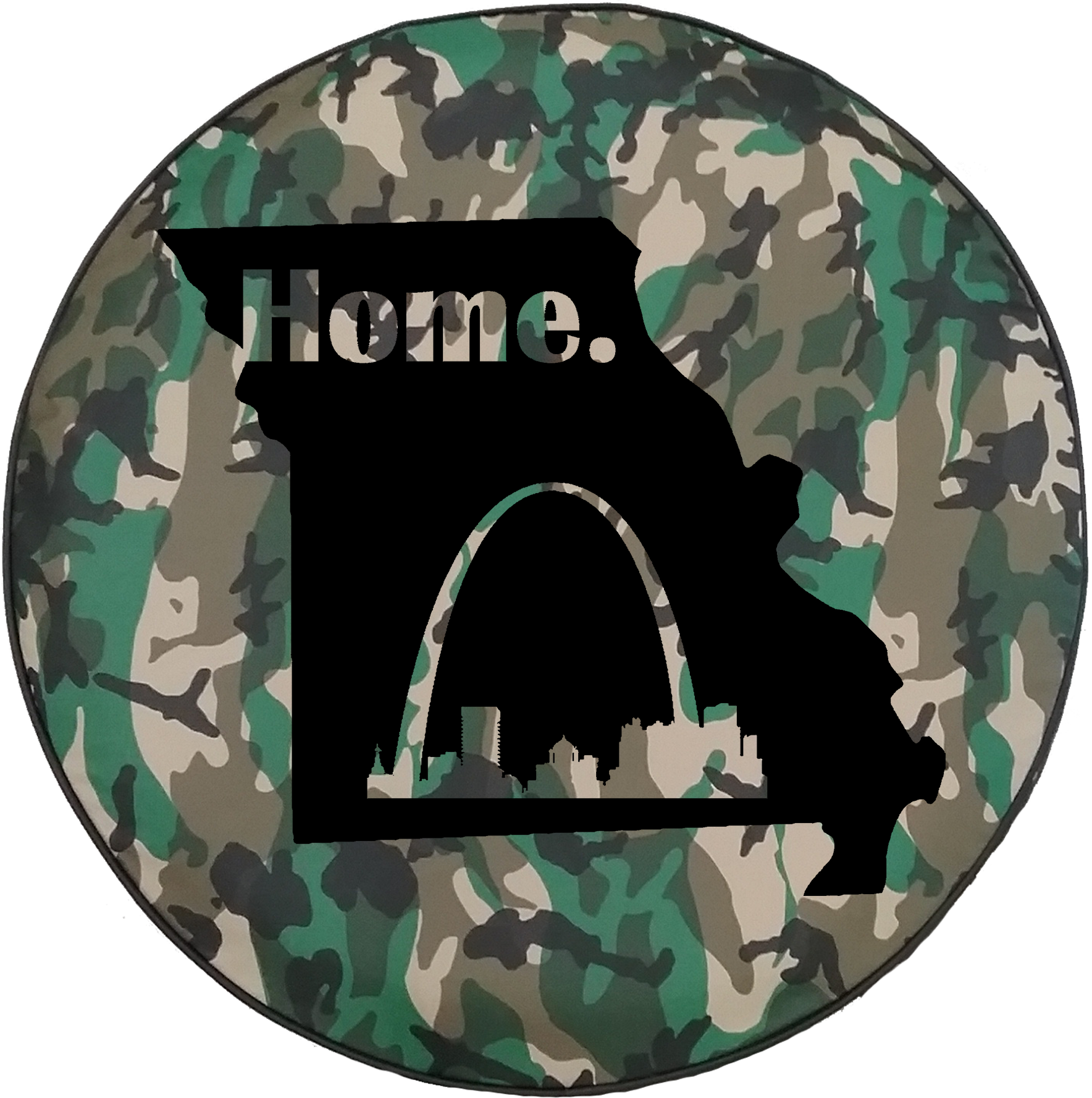 Gateway Arch Png - Punisher Logo Military Clipart (1768x1777), Png Download