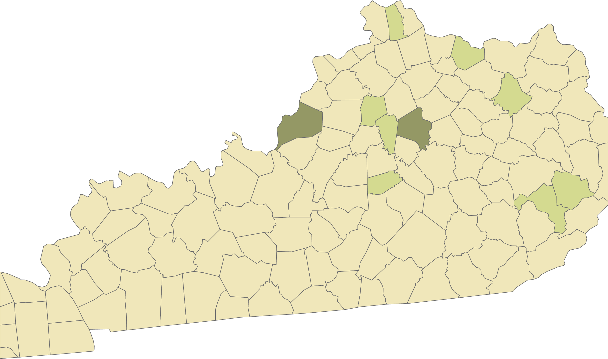 Legend - 1968 Election Kentucky Clipart (2550x3300), Png Download