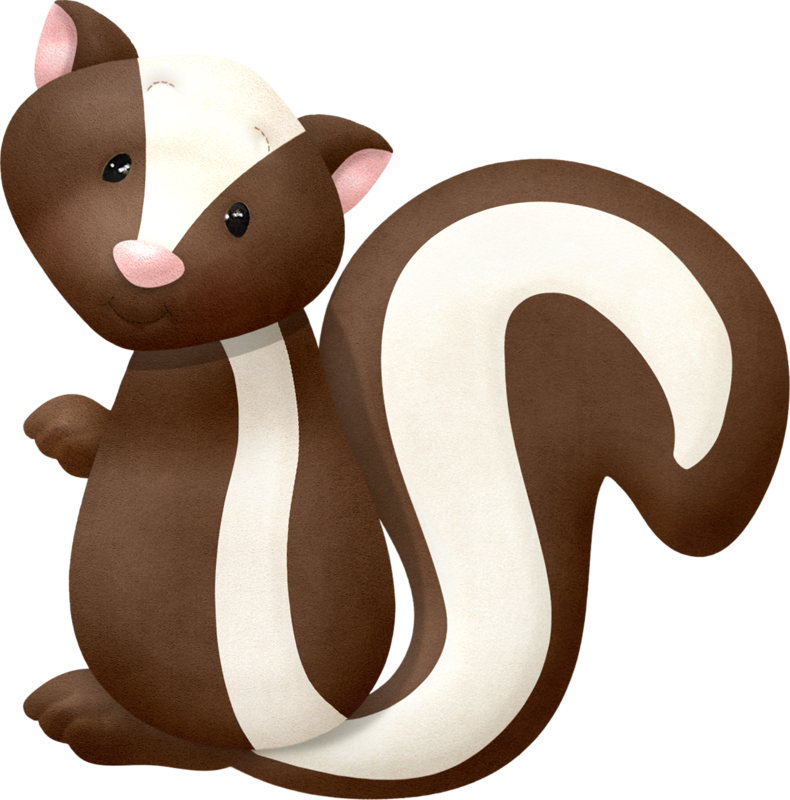 Skunks Squirrels - Esquilo Simples Clipart (790x800), Png Download