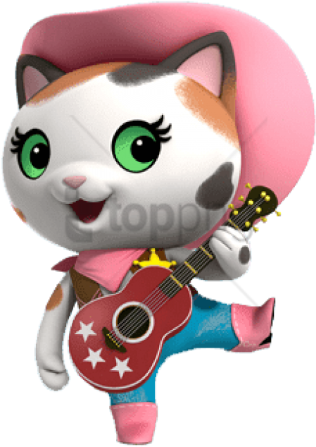 Free Png Download Sheriff Callie With Her Guitar Clipart - Sheriff Callie Png Wild West Transparent Png (480x663), Png Download