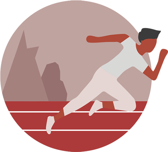 Athlete - Philippine National Oil Company Logo Clipart (570x570), Png Download