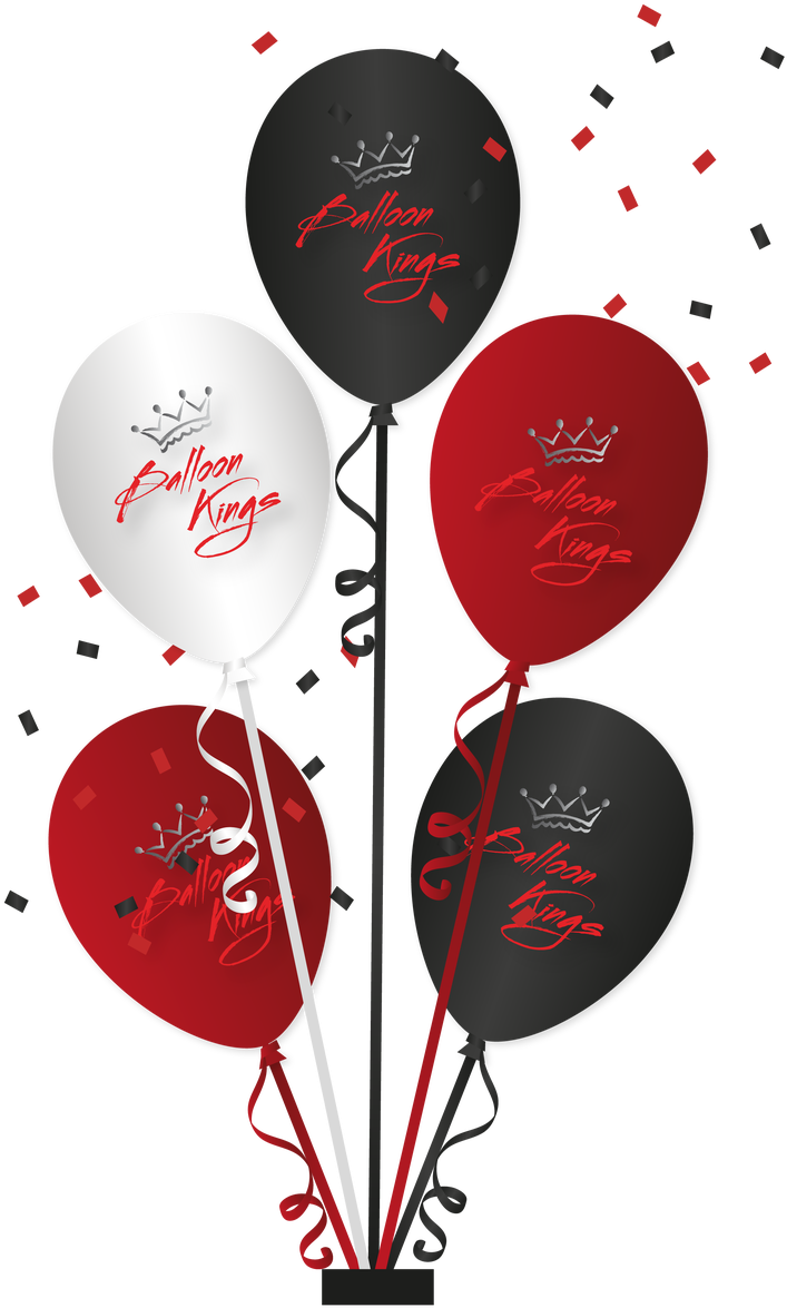 Centerpiece Of 5 Balloons - Balloon Clipart (947x1280), Png Download