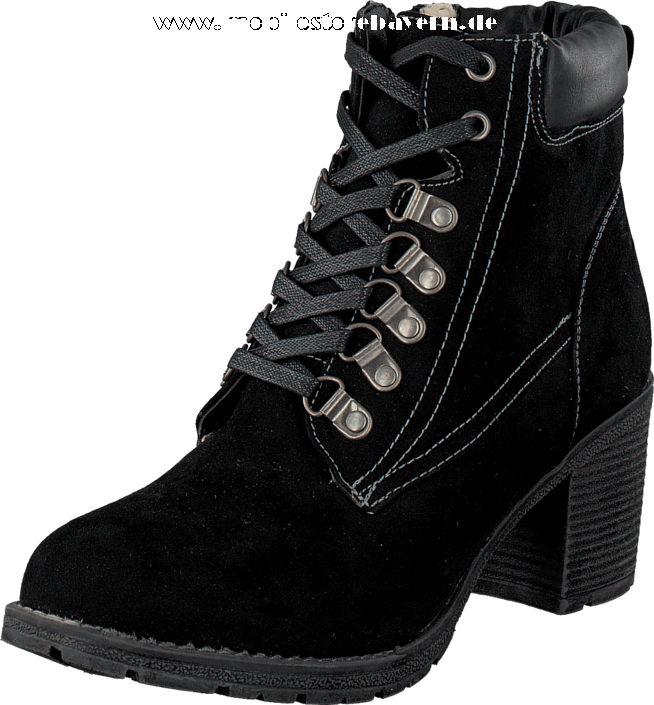 Donna Girl 492702 Black - Work Boots Clipart - Large Size Png Image ...