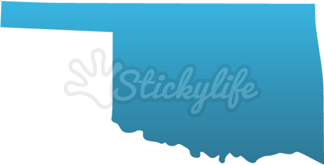 Oklahoma Decals - Illustration Clipart (940x587), Png Download