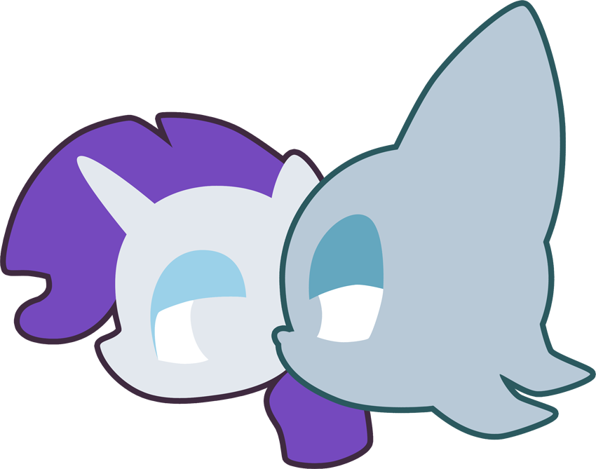 306375 Safe Rarity Crossover Sonic The Hedgehog Duo - Rouge The Bat Logo Clipart (850x669), Png Download