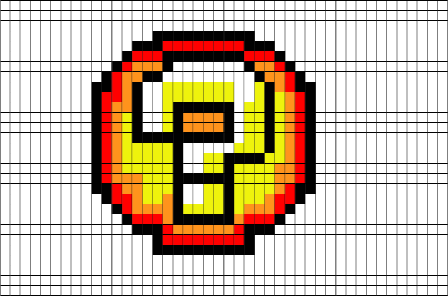 Dessin Pixel Art Licorne Clipart (880x581), Png Download