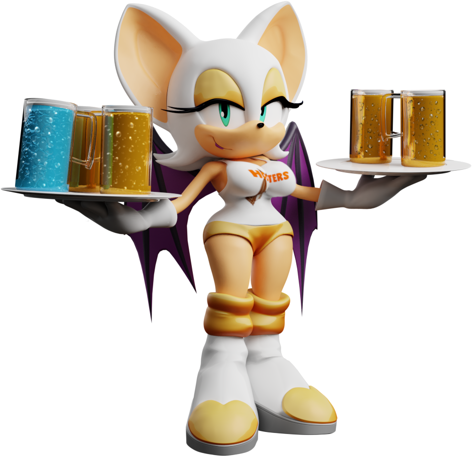 I Don't Like Boobs The Bat - Cartoon Clipart (1000x1000), Png Download