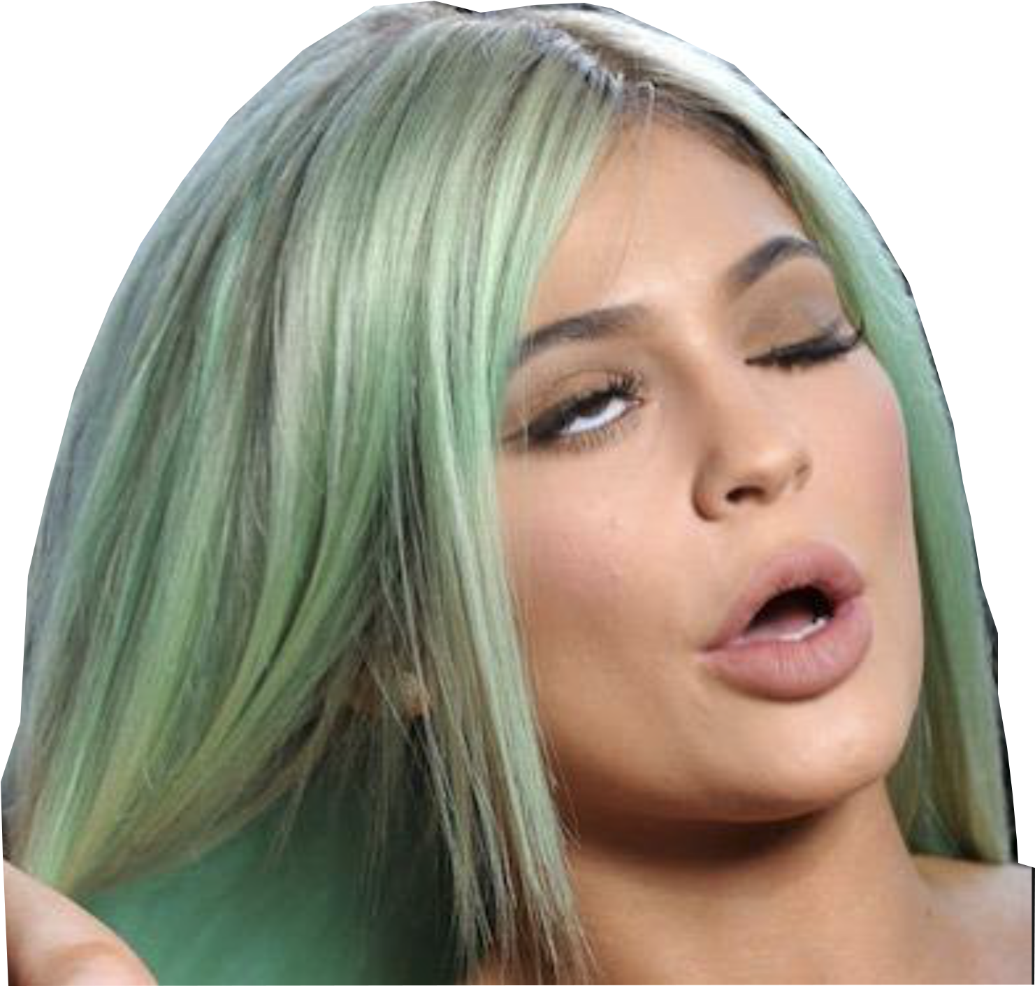 Team Jenner - Kylie Jenner Rolling Eyes Clipart (2880x1425), Png Download