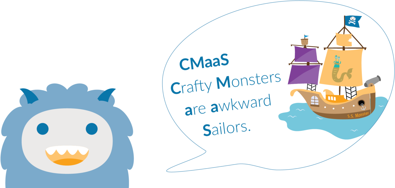 Cmaas Cmaas-monster Clipart (1500x709), Png Download