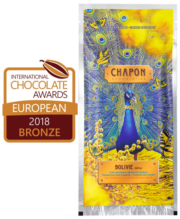 Chapon - Bolivia 74% - International Chocolate Awards 2017 Clipart (800x800), Png Download