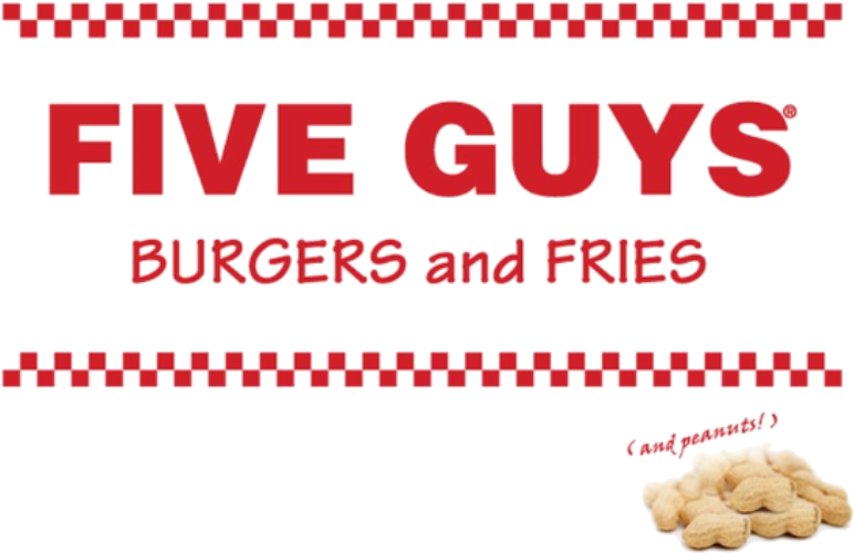 Five Guys Clipart - Png Download (990x621), Png Download