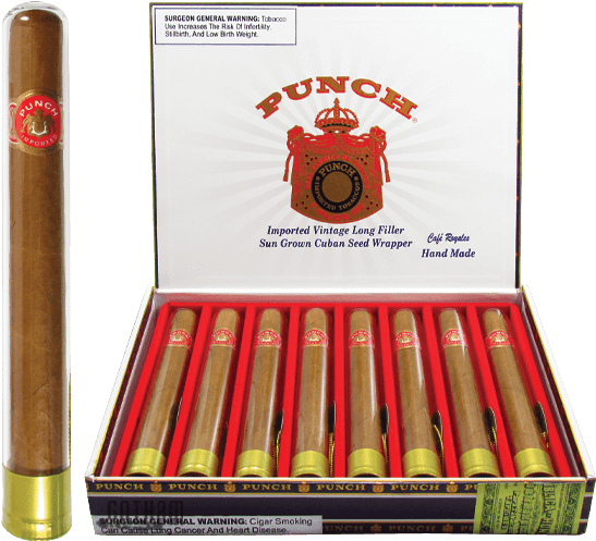 Punch Cafe Royales Box - Punch Cigars Clipart (600x600), Png Download