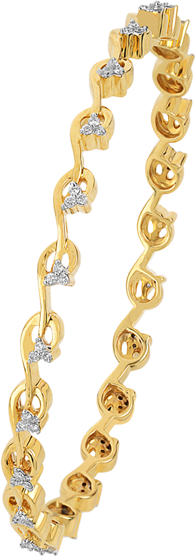 Orra Diamond Bangle Designs - Chain Clipart (1200x1000), Png Download