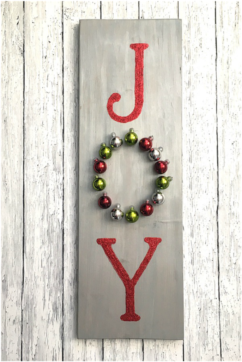 Christmas Door Sign Joy Clipart (1292x1292), Png Download