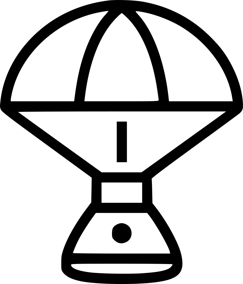 Parachute Clipart Rocket - Png Download (838x980), Png Download