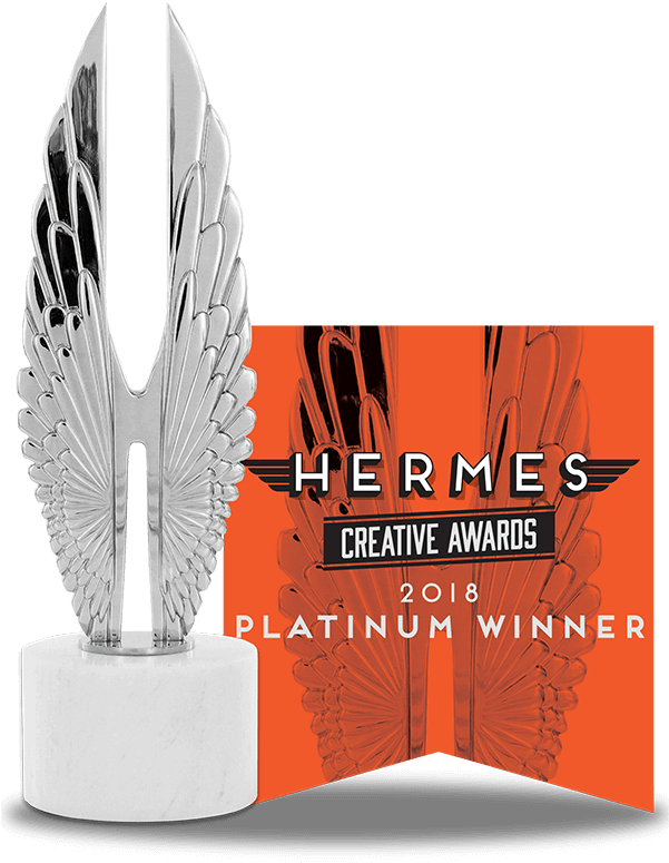 Press Awards - Hermes Creative Awards 2017 Clipart (600x799), Png Download